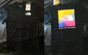 本物正規◆ノースフェイス◆Tシャツ BBOX NSE■S■黒/OMBRE 新品■アメリカ限定/681 The North Face メンズ 半袖