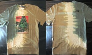 本物正規◆ノースフェイス◆Tシャツ BHMコレクション■L■タイダイ TEA GREEN/OLIVE■新品■アメリカ限定■51L BLACK HISTORY MONTH