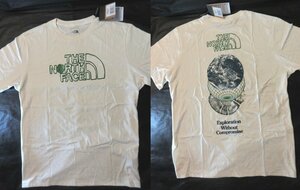 本物正規◆ノースフェイス◆Tシャツ EARTH DAY■アイボリー■XXL■新品■アメリカ限定/白/生成り/CO1