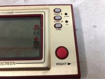 （67）Nintendo GAME＆WATCH WIDE SCREEN CHEF シェフ FP-24 任天堂 ゲームウォッチ 動作未確認_画像3