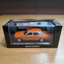 1/43 ミニチャンプス MINICHAMPS ミニカー/Mercedes-Benz 450 SEL 6.9 1972-79 Euglischrot/メルセデス・ベンツ Sクラス ダークオレンジ_画像7