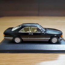 1/43 ミニチャンプス MINICHAMPS ミニカー/Mercedes-Benz 560 SEC 1986 Schwarz/メルセデス・ベンツ 560 Sクラス ブラック_画像3