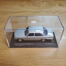 1/43 ミニチャンプス MINICHAMPS ミニカー/Mercedes-Benz 450 SEL 6.9 1972-79 Astralsilber metallic/メルセデス・ベンツ Sクラス _画像6