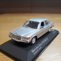 1/43 ミニチャンプス MINICHAMPS ミニカー/Mercedes-Benz 450 SEL 6.9 1972-79 Astralsilber metallic/メルセデス・ベンツ Sクラス _画像5