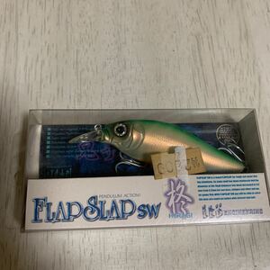 p ★新品 メガバス フラップスラップ SW 柊 Megabass FLAP SLAP HIIRAGI SW★(PM MARINEリアクション) フラットサイドクランク② シーバス