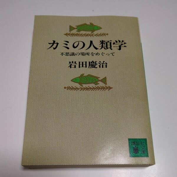 カミの人類学 不思議の場所をめぐって 講談社文庫 岩田慶治 中古