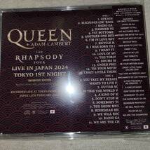 Queen + Adam Lambert (2CD＋ボーナス) The Rhapsody Tour Live in Japan 2024 Tokyo 1st Night Limited Set ◎XAVEL 限定盤_画像2