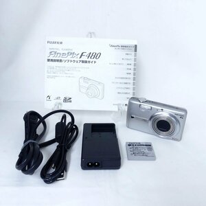 FUJIFILM フジフイルム FinePix F480 シルバー デジタルカメラ コンデジ 簡易動作OK USED /2403C