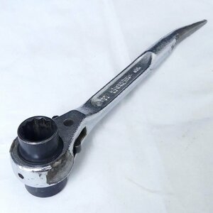 スーパーツール SUPER TOOL SRB 17×21 両口ラチェットレンチ 全長約240mm ハンドツール USED /2403C