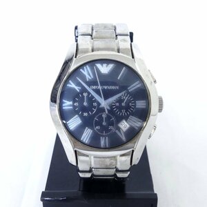 EMPORIO ARMANI エンポリオアルマーニ AR-0673 クロノグラフ クォーツ メンズ 腕時計 現状品 USED /2403C