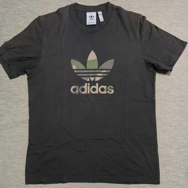 「中古」adidas　アディダス　Tシャツ　色褪せあり　サイズO 半袖Tシャツ