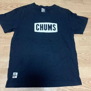 送料無料！美品！CHUMS チャムス　半袖Tシャツ　メンズMサイズ　ネイビー