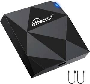 オットキャスト U2-AIR Ottocast CarPlayワイヤレスアダプター 有線接続のみの純正CarPlayを無線化する新型カープレイwirelessアダプター 