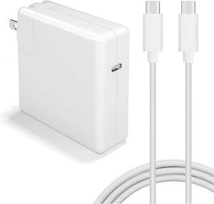  96W 電源アダプタ 急速 USB-C PD対応 急速充電器 Type C AC充電器 MacBook Pro/任天堂 Switch 対応など 互換電源アダプター