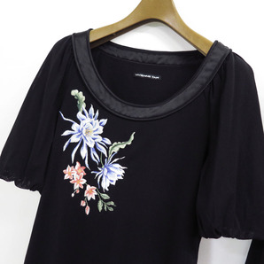 VIVIENNE TAM FLOWER EMBROIDERY MESH 2PIECE TOP SKIRT ヴィヴィアンタム フラワー メッシュ パワーネット セットアップ 花柄 刺繍の画像3