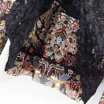 VIVIENNE TAM DRAGON PHOENIX MESH LACE 2PIECE TOP SKIRT ヴィヴィアンタム ドラゴン メッシュ レース パワーネット セットアップ 龍 鳳凰_画像4