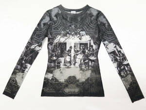 Jean Paul GAULTIER FRIDA KAHLO GARDEN MESH TOP VINTAGE ジャンポールゴルチェ フリーダカーロ ガーデン メッシュ トップ カットソー