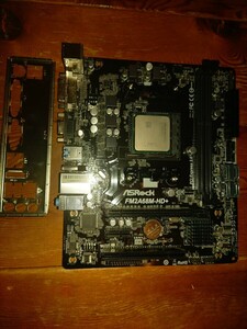 ASRock FM2A68M-HD+ SocketFM2+ 正常動作品 A10-5800K APU CPU付き