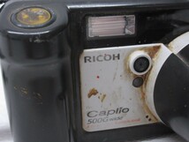 03K026 Ricoh リコー デジタルカメラ [Caplio 500G Wide] 本体のみ 通電OK イタミ多数 保証なし 現状 売り切り_画像7