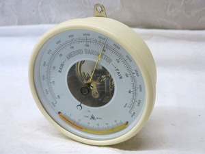 03K166 アネロイド式 ANEROID BAROMETER 気圧計・温度計 長期保管品 現状 売り切り