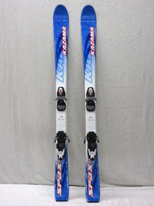 25WK003 スキー ・板 KAZAMA SPAX カザマ 120cm・ビンディング LOOK Team4 中古 現状 売り切り