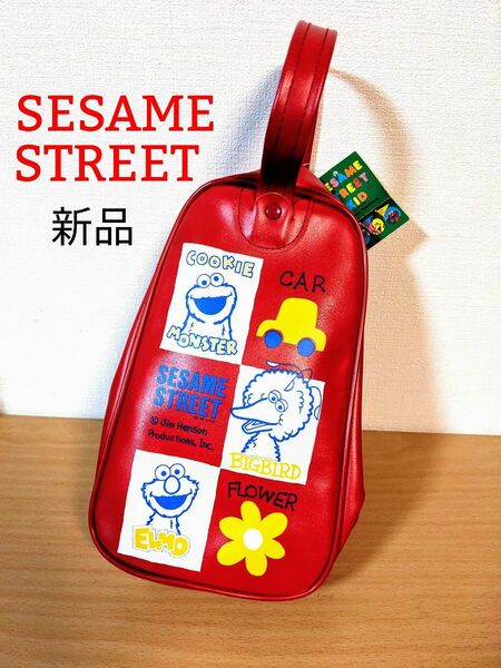 新品 シューズ ケース セサミストリートSesame Street シューズ バッグ 入園 入学 上履き入れ 靴入れ 靴袋