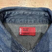 ★levi's/リーバイス/デニムシャツ/長袖シャツ/デニム/シャツ/ウエスタンシャツ/インディゴ/アメカジ/メンズ/Mサイズ_画像6