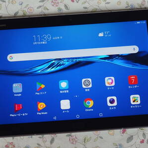 ☆彡 超美品 Huawei 10.1型タブレット MediaPad M3 Lite 10 BAH-W09 3GB/32GB スペースグレーの画像1