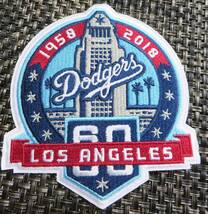 空球場60TH激渋MLBロサンゼルス・ドジャース60周年記念 Los Angeles Dodgers 野球ベースボール刺繍ワッペン激渋USアメリカ◆メジャーリーグ_画像8