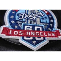 空球場60TH激渋MLBロサンゼルス・ドジャース60周年記念 Los Angeles Dodgers 野球ベースボール刺繍ワッペン激渋USアメリカ◆メジャーリーグ_画像3