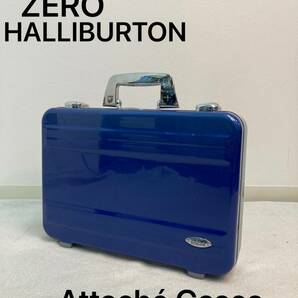 ゼロハリバートン ZERO HALLIBURTON アタッシュケース 青 メタリックブルー ポリカーボネート ZRA15-BL 検）ビジネスシーン スーツケースの画像1