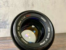 【希少】Canon LENS FD 55mm F1.2 S.S.C. ssc キャノン Oマーク 大口径 MFレンズ 標準単焦点 MF一眼レフ用 オールドレンズ _画像4