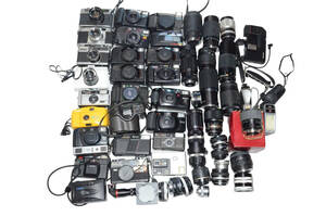 フィルムカメラ レンズ まとめて まとめ売り 色々 大量 ジャンク#588002