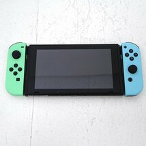 ★中古★【ソフト欠品】Nintendo Switch 本体 あつまれ どうぶつの森セット HAD-S-KEAGC (ニンテンドースイッチ/1円～)★【GM649】_画像2