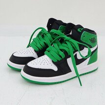 ★未使用★NIKE(ナイキ) JORDAN 1 RETRO HIGH OG (PS) キッズ スニーカー 17.5cm US11.5C FD1412-031★【AP128】_画像2