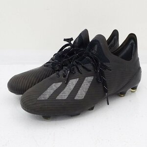 ★中古★【難あり】adidas(アディダス) エックス 19.1 FG スピードメッシュ サッカースパイク 26.5cm US8 1/2 EG7127★【SP432】