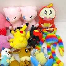 ★中古★ポケモン カービィ他 ぬいぐるみ まとめ売りセット (イーブイ/ピカチュウ/カビゴン/ミュウ/メタモン/チコリータ他)★【TY712】_画像3