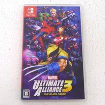 ★中古★Nintendo Switch ニンテンドースイッチ ソフト MARVEL ULTIMATE ALLIANCE 3:The Black Order (任天堂/1円～)★【GM646】_画像1