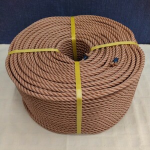 [ unused * dead stock ] poly- echi Len?? rope 9mm 8.3k( details unknown long-term keeping goods ) that time thing * Showa Retro ** explanation . reference please 