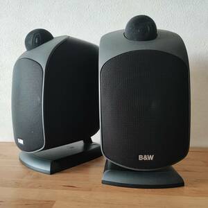 ◇B&W Bowers&Wilkins 2ウェイ 2スピーカー バスレフ方式 LM1 ブラック ペア◇程度良好！