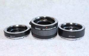 [is255]ケンコー　キャノン EOS 中間リング　エクステンション　チューブ　アダプター KENKO extension tube 12mm 20mm 36mm C/AF