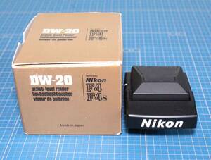 [is204]美品 Nikon DW-20 ウエストレベル ファインダー 箱付き F4 F4s カメラ用 ニコン Waist Level Finder 