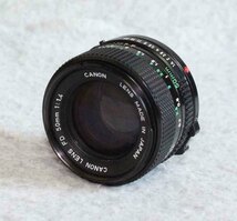 [is202]キャノン　レンズ FD 50mm f1.4　canon FD LENS 大口径　単焦点　標準レンズ　1:1.4 _画像1