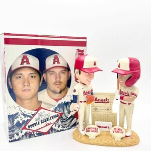 ●訳あり1円〜● 大谷翔平 ＆ トラウト トラウタニ ボブルヘッド フィギア 首振り人形 MLB エンゼルス 先着非売品 海外限定 ドジャース