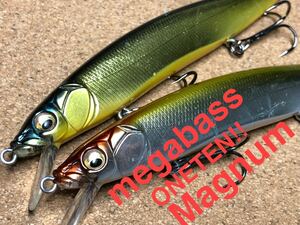 【ONETEN SERIES】Megabass ルアー メガバス 2点セット　Magnum（検:POPX、希少、ポップX、POPMAX、SP-C、廃盤、ワンテン、110）※同梱可