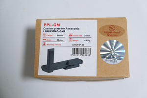 [Custom Plate] 美品: SUNWAYFOTO PPL-GM Custom Plate for LUMIX GM1/GM5用 カメラグリップ 