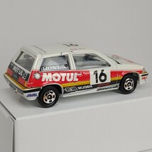 No.17-5-23 トミカ HDCホンダダイレクト特注 ホンダ シビック 3ドア ワンダーシビック 1/58 日本製 美品 ルース 当時物 無限 Motul_画像2