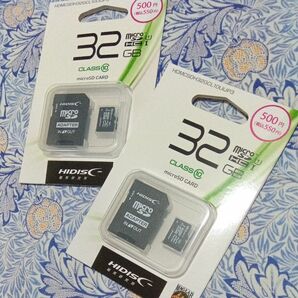 microSDXCカードCLASS10 32GB 2枚セット