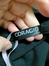 ☆【CORAGIO】ポロシャツ☆ハーフジップ☆ゴルフ☆Mサイズ☆メンズ☆USED【233】_画像6