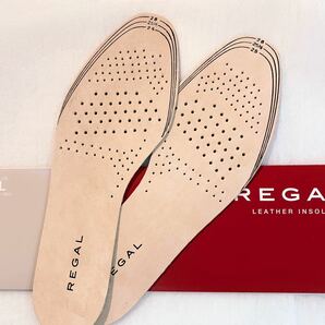 新品オリジナル インソール 紳士靴用リーガルTY01 [吸湿性の富む革] REGAL中敷き ソール １足分(左右分)レザー革Lサイズ牛革LEATHER INSOLEの画像1
